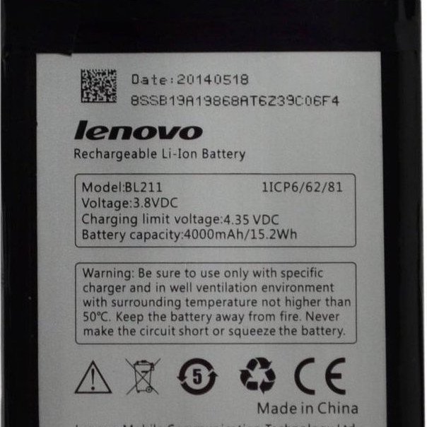 Battery Lenovo  BL211 for P780 - 4000 mAh