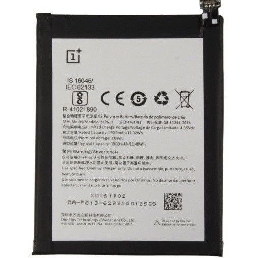 Battery Oneplus BLP613 for OnePlus 3 2900mAh