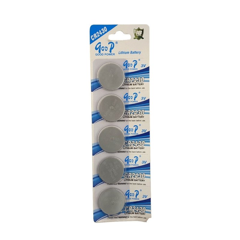 Buttoncell Batteries Goop 3V - CR2430 (5 pcs)