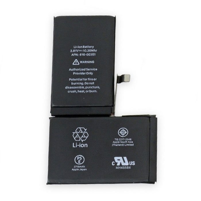 Compatible Battery with Apple iPhone X (616-00351) - 2716 mAh