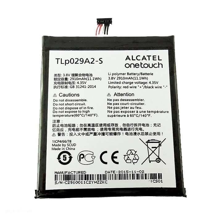Battery Alcatel TLP029A2-S for Idol 3 - 2910mAH