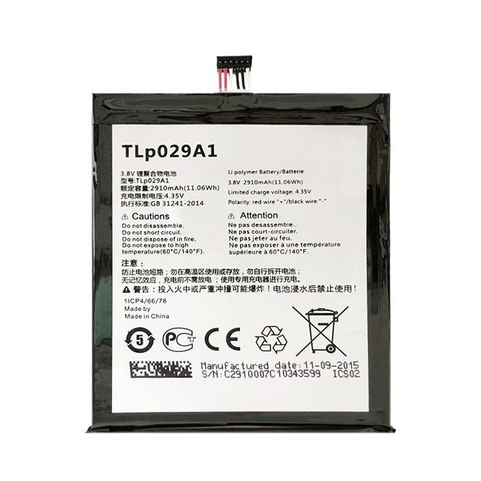Battery Alcatel TLp029A1 for 5025D One Touch Po 3 5.5 - 2910mAh