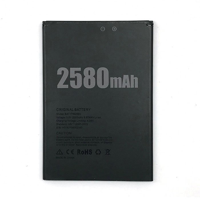 Battery Doogee BAT17582580 for X20 - 2580mAh