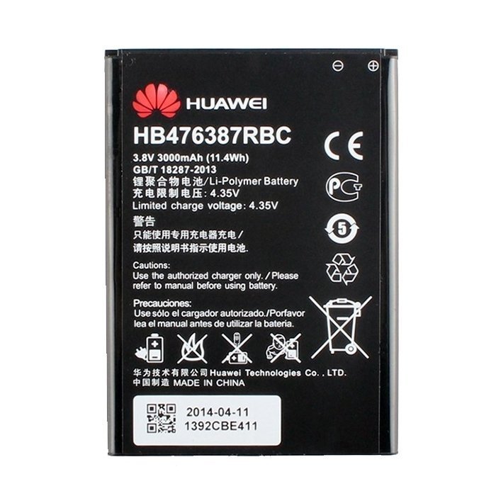 Battery Huawei HB476387RBC for Honor 3X/Ascend G750 - 3000mAh
