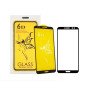 Screen Protector Tempered Glass 6D Full Cover Full Glue 0.3mm for Samsung Galaxy J400F J4 2018 - Color: Black
