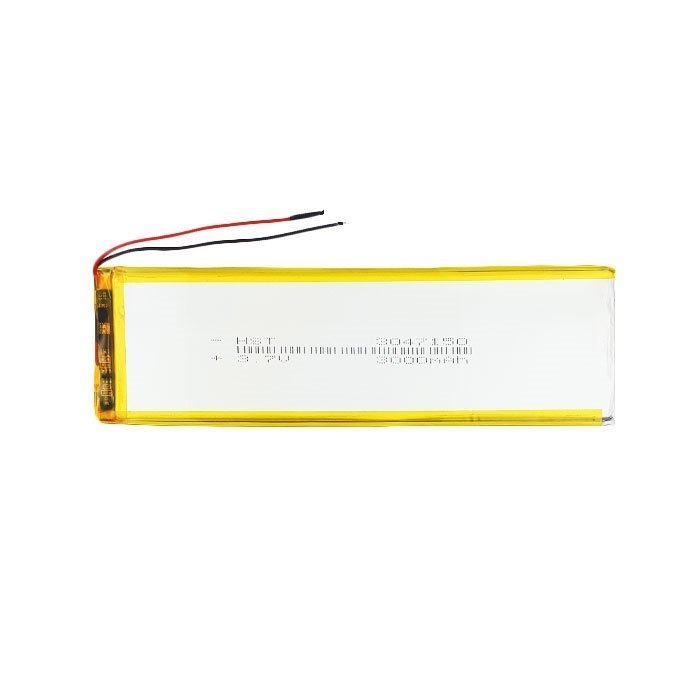 Universal Battery With 2 Cables 15x4.5 cm - 3000mAh