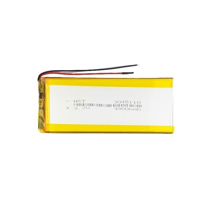 Universal Battery 10x4 cm With 3 Cables - 9900mAh