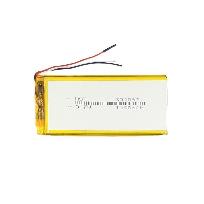Universal Battery 8.5x4 cm With 3 Cables - 1500mAh