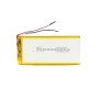 Universal Battery 8.5x4 cm With 3 Cables - 1500mAh