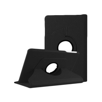 Rotating 360 Stand Case for Samsung T230/T235 Galaxy Tab 4 7.0 - Color: Black