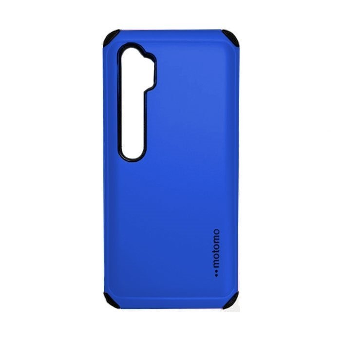 Back Cover Motomo Tough Armor Case for Xiaomi MI Note 10 - Color: Blue