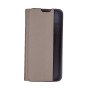 Book Case Smart View Flip Cover for Xiaomi Redmi Note 8 Pro - Color: Gold