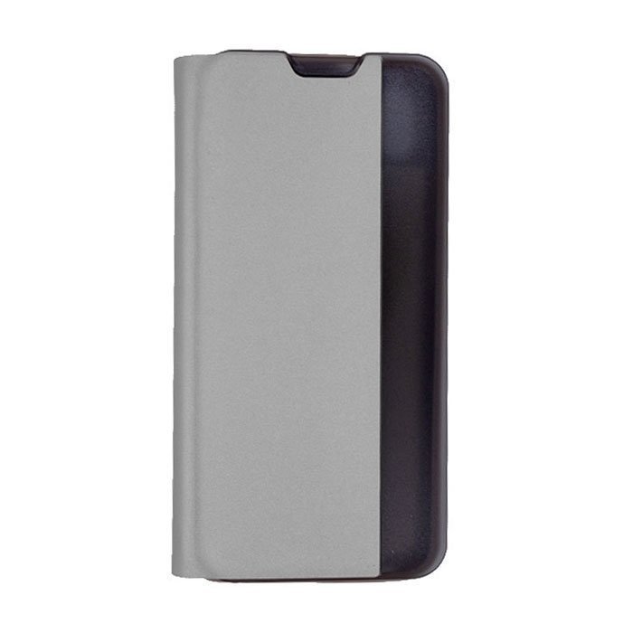Book Case Smart View Flip Cover for Xiaomi Redmi Note 8 - Color: Grey