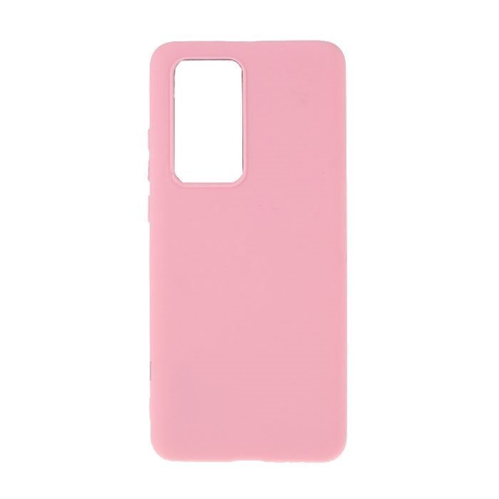 Back Cover Silicone Case for Huawei P40 Pro - Color: Pink