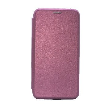 Book Case Stand Smart Book Magnet for Huawei P40 - Color: Burgundy