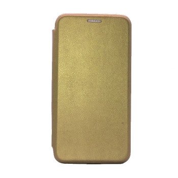 Book Case Stand Smart Book Magnet for Huawei Honor 20 Pro - Color: Gold