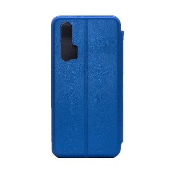 Book Case Stand Smart Book Magnet for Huawei Honor 20 Pro - Color: Blue