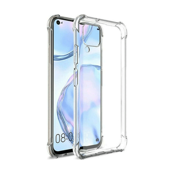 Back Cover Silicone Case Anti Shock 1.5mm for Huawei P40 Lite - Color: Clear