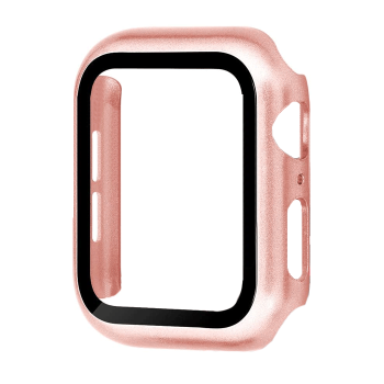 360 Case with Tempered Glass for Apple Watch Series 40mm - Color: Rose Gold