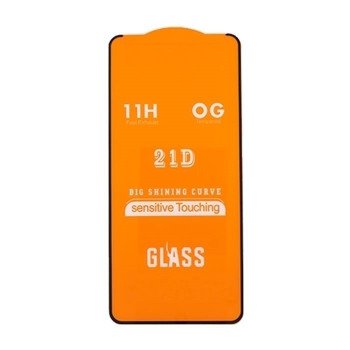 Protector glass 21D Full Face Tempered Glass for Universal 5.3 inches - Color: Black