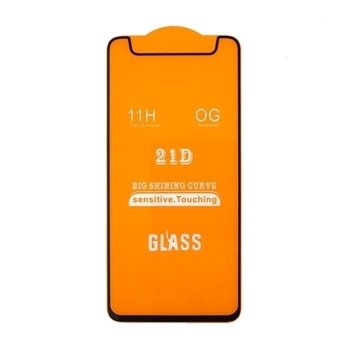 Protector glass 21D Full Face Tempered Glass for Universal 6.3 inches - Color: Black