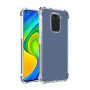 Back Cover Silicone Case Anti Shock 1.5mm for Xiaomi Redmi Note 9 - Color: Clear