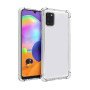 Back Cover Silicone Case Anti Shock 1.5mm for Samsung A315F Galaxy A31 - Color: Clear