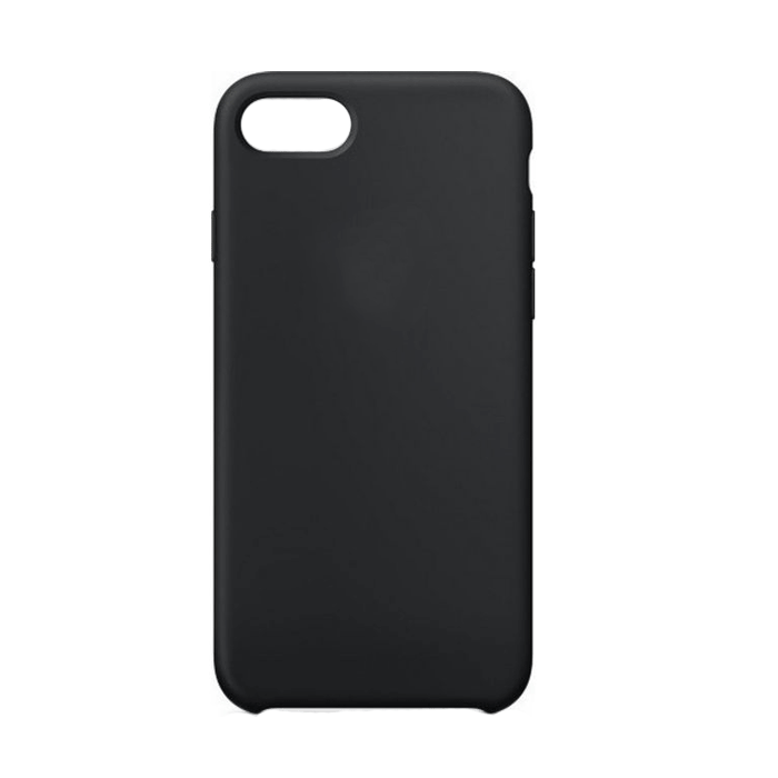 Silicone Case for Apple iPhone 6 Plus - Color: Black