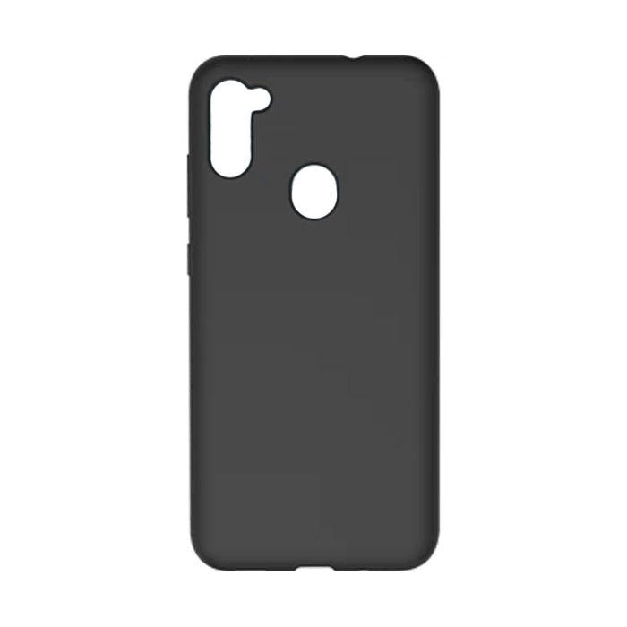 Silicone Case for Samsung A115F Galaxy A11 - Color: Black