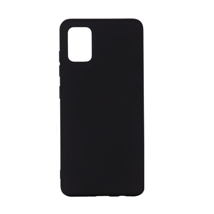 Silicone Case for Samsung A315F Galaxy A31 - Color: Black