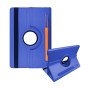Case Rotating 360 Stand with Pencil Case for Samsung T500 Galaxy Tab A7 - Color: Dark Blue
