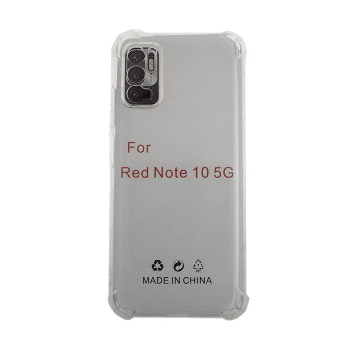 Silicone Case Anti Shock 1.5mm for Xiaomi Redmi Note 10 5G  - Color: Clear