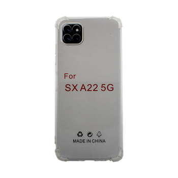 Silicone Case Anti Shock 1.5mm for Samsung Galaxy A22 5G A226F - Color: Clear