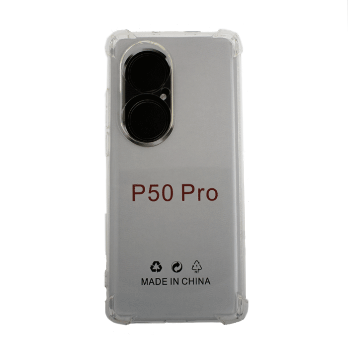 Silicon Case Anti Shock 1.5mm για Huawei P50 Pro -Color: Clear