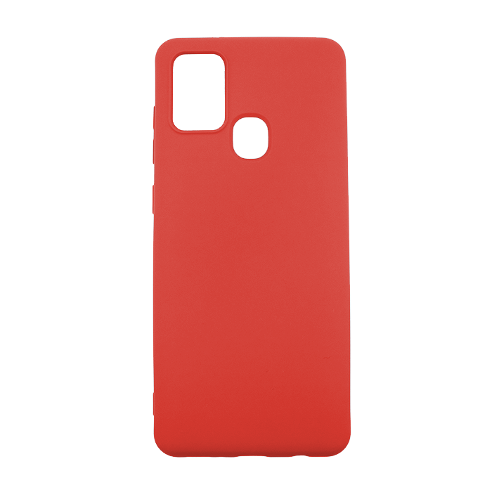 Silicone Case Soft Back Cover for Samsung A21S 4G A217F - Color: Red