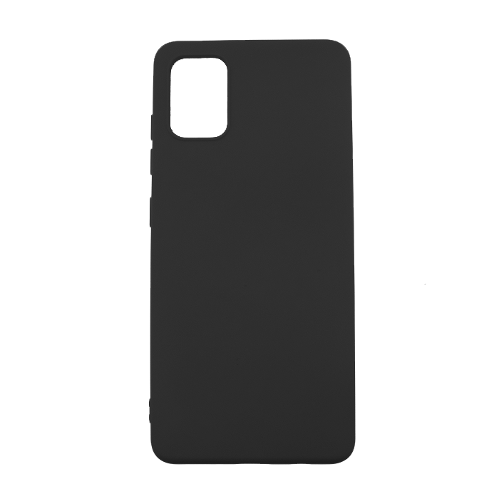 Silicone Case Soft Back Cover for Samsung A51 4G A515F - Color: Black