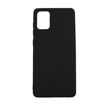 Silicone Case Soft Back Cover for Samsung A71 4G A715F - Color: Black