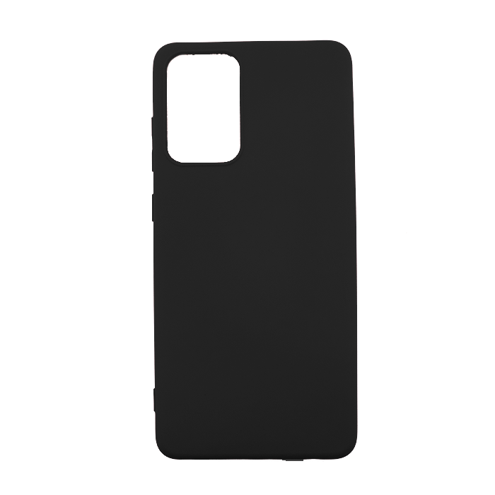 Silicone Case Soft Back Cover for Samsung A72 4G A725F - Color: Black