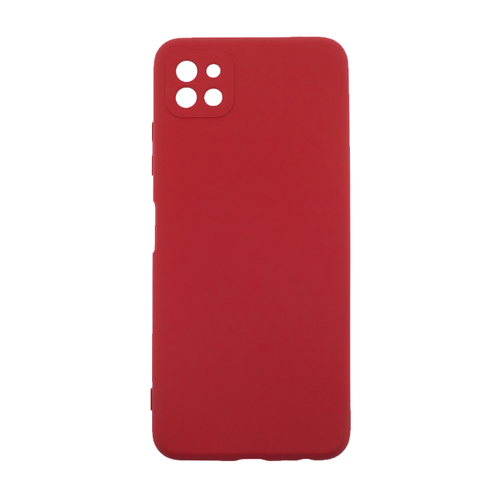Silicone Case Soft Back Cover for Samsung A22 5G A226B - Color: Red