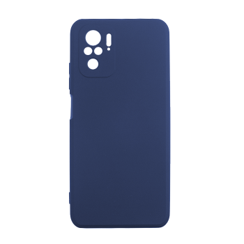 Silicone Case Soft Back Cover for Xiaomi Redmi Note 10S  - Color: Dark Blue