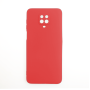 Silicone Case Soft Back Cover for Xiaomi Redmi Note 9 Pro  - Color: Red