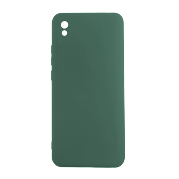 Silicone Case Soft Back Cover for Xiaomi Redmi 9A  - Color: Green