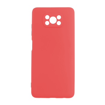 Silicone Case for Soft Back Cover for Xiaomi X3 POCO  - Color: Red