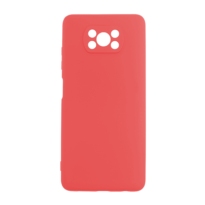 Silicone Case for Soft Back Cover for Xiaomi X3 POCO  - Color: Red