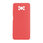 Silicone Case for Soft Back Cover for Xiaomi X3 POCO  - Color: Red