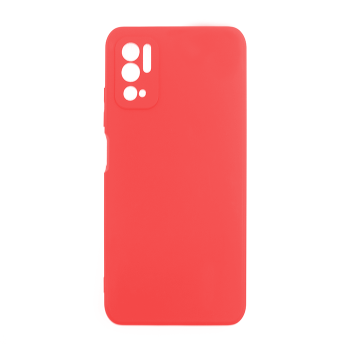 Silicone Case Soft Back Cover for Xiaomi POCO M3 Pro 5G  - Color: Red