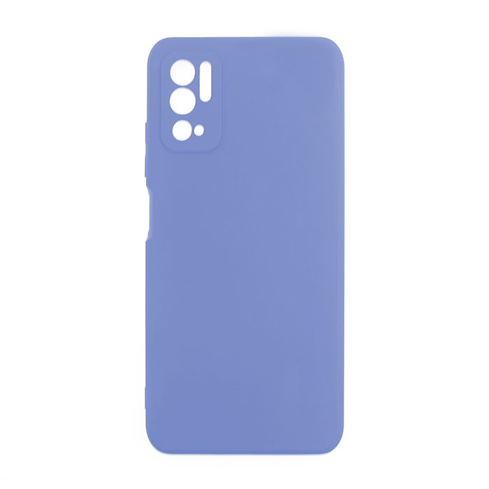 Silicone Case Soft Back Cover for Xiaomi POCO M3 Pro 5G  - Color: Light Blue