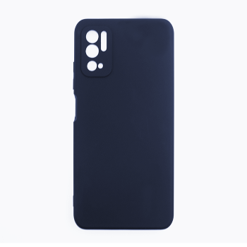 Silicone Case Soft Back Cover for Xiaomi POCO M3 Pro 5G  - Color: Dark Blue