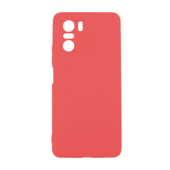 Silicone Case Soft Back Cover for Xiaomi POCO F3  - Color: Red