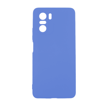 Silicone Case Soft Back Cover for Xiaomi POCO F3  - Color: Light Blue
